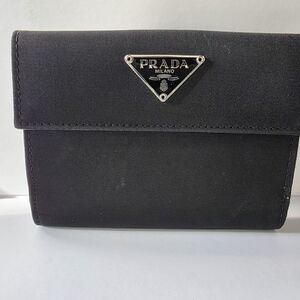Prada Black Nylon Wallet